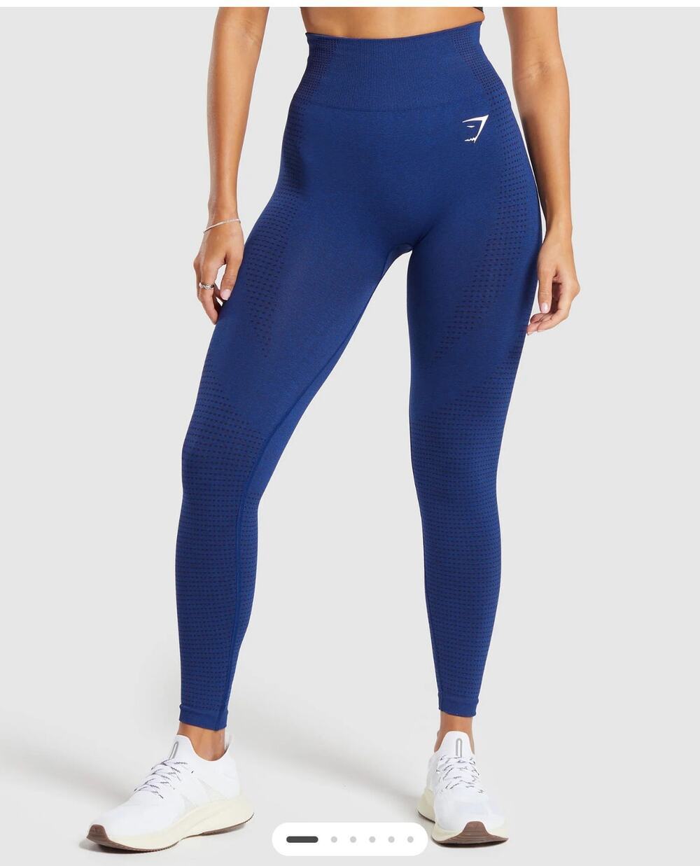 Gymshark Vital Seamless 2.0 Leggings Stellar Blue Marl Athletic Size XS